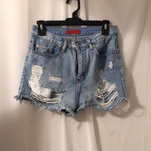 jean shorts